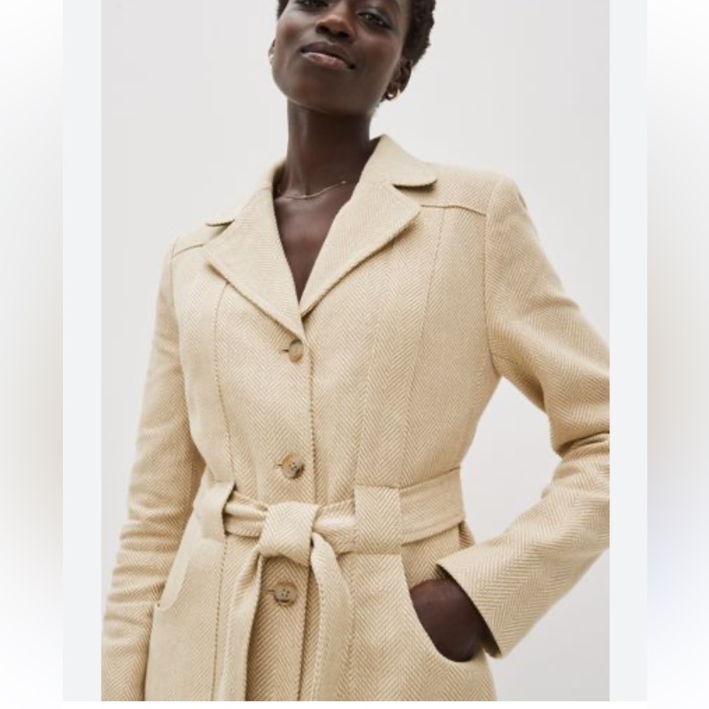 Banana Republic Norfolk linen Cotten jacket NWT (not BR factory) herringbone